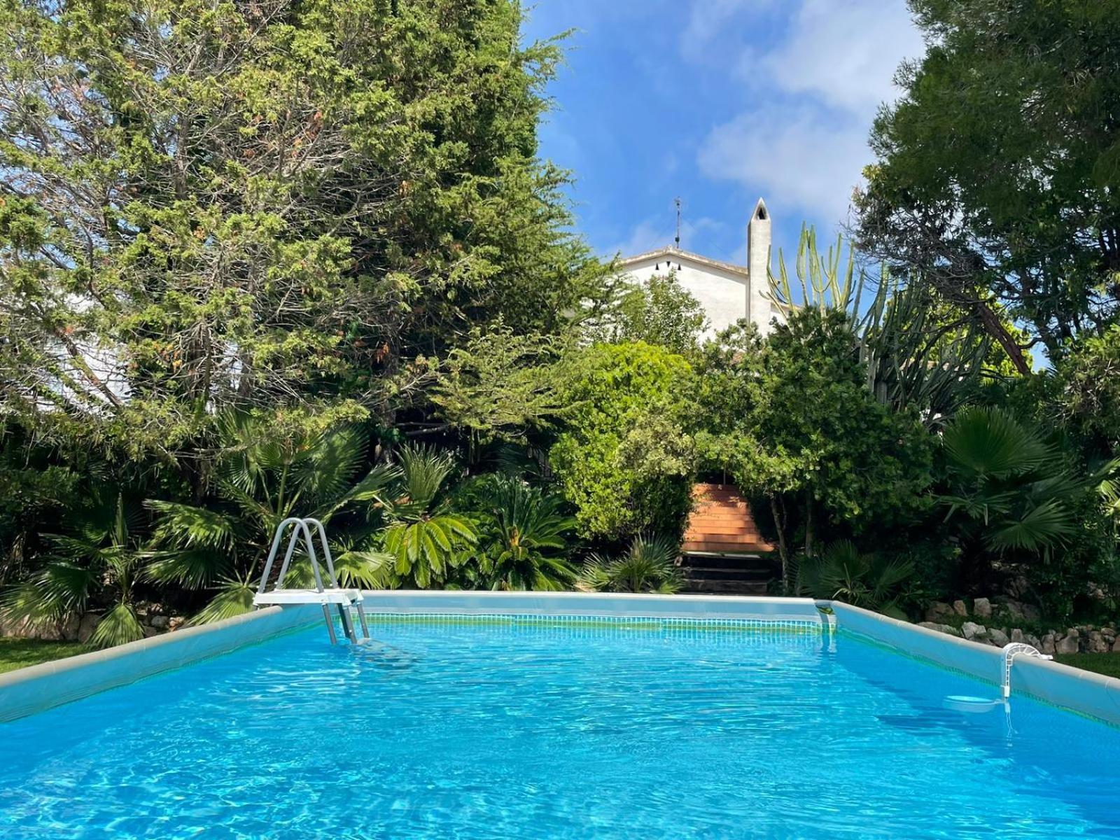 Casa Mediterranea Con Gran Jardin Y Piscina A 500 M De La Playa Roda de Bará Exteriör bild